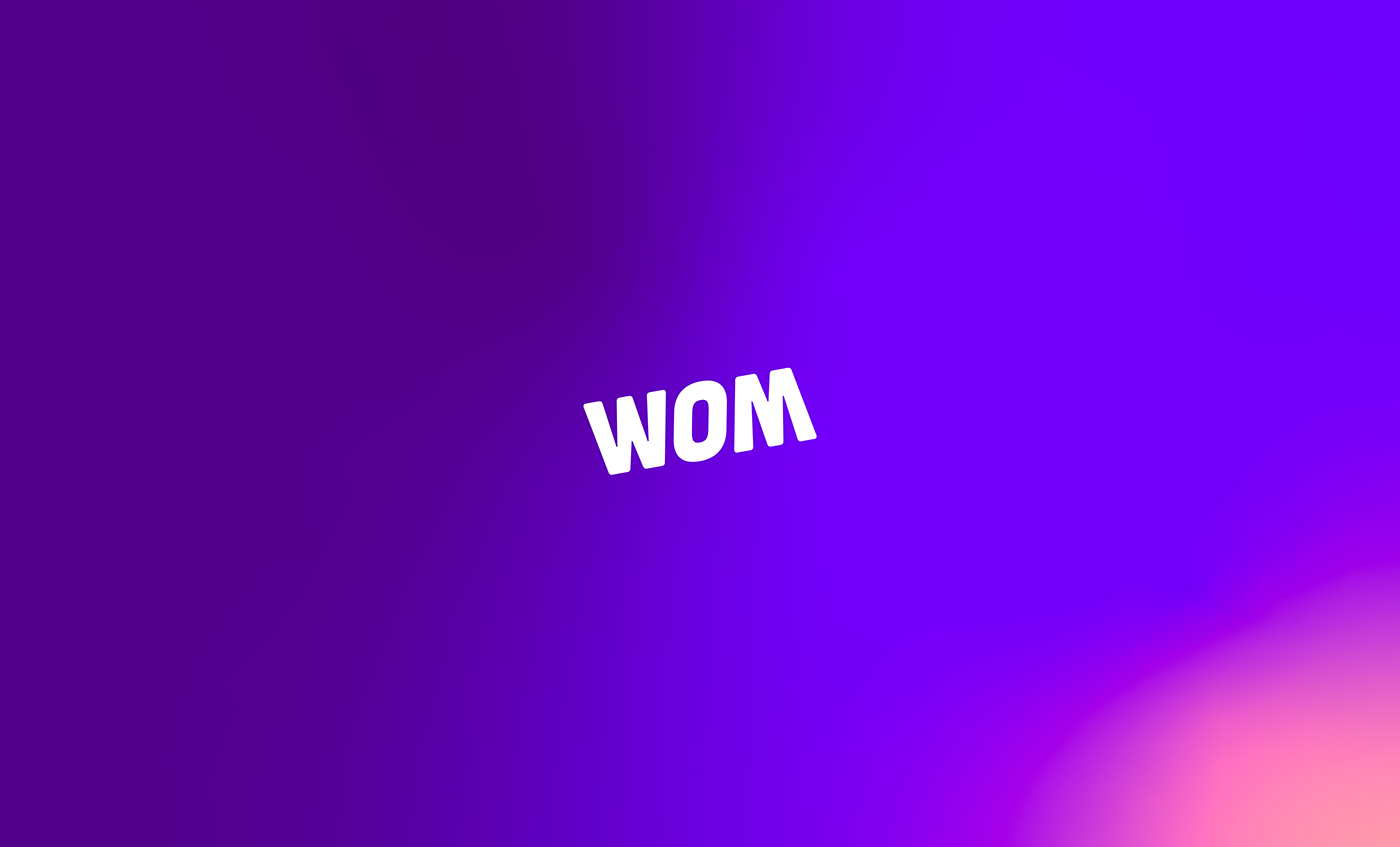 wom Advertising  branding  telco visual identity tv design publicidad smartphone creative