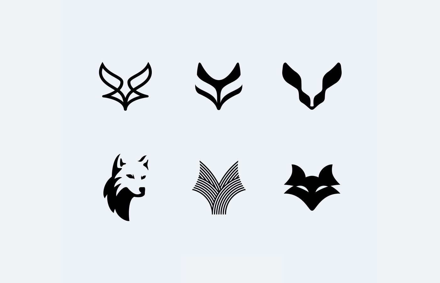 animals brand design FOX identity logo Nature samadaraginige visual wolf