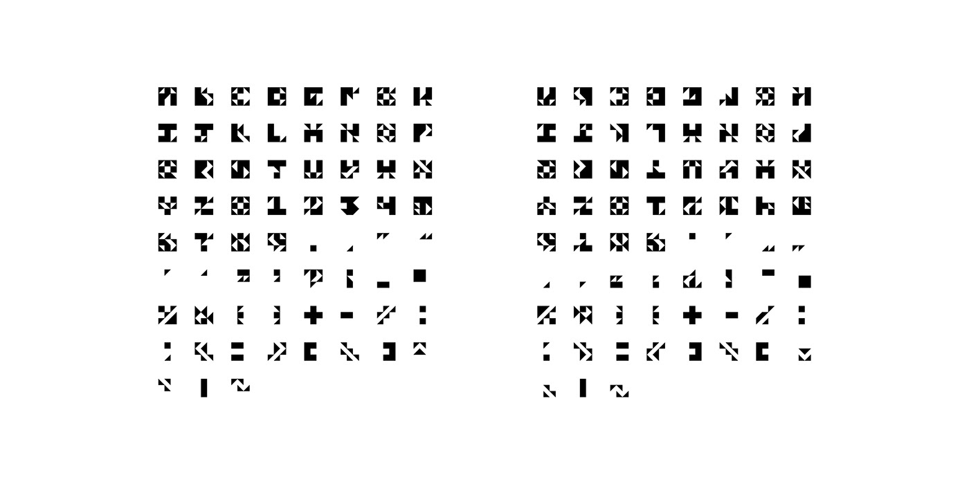 cryptography typeface design typography   unreadable