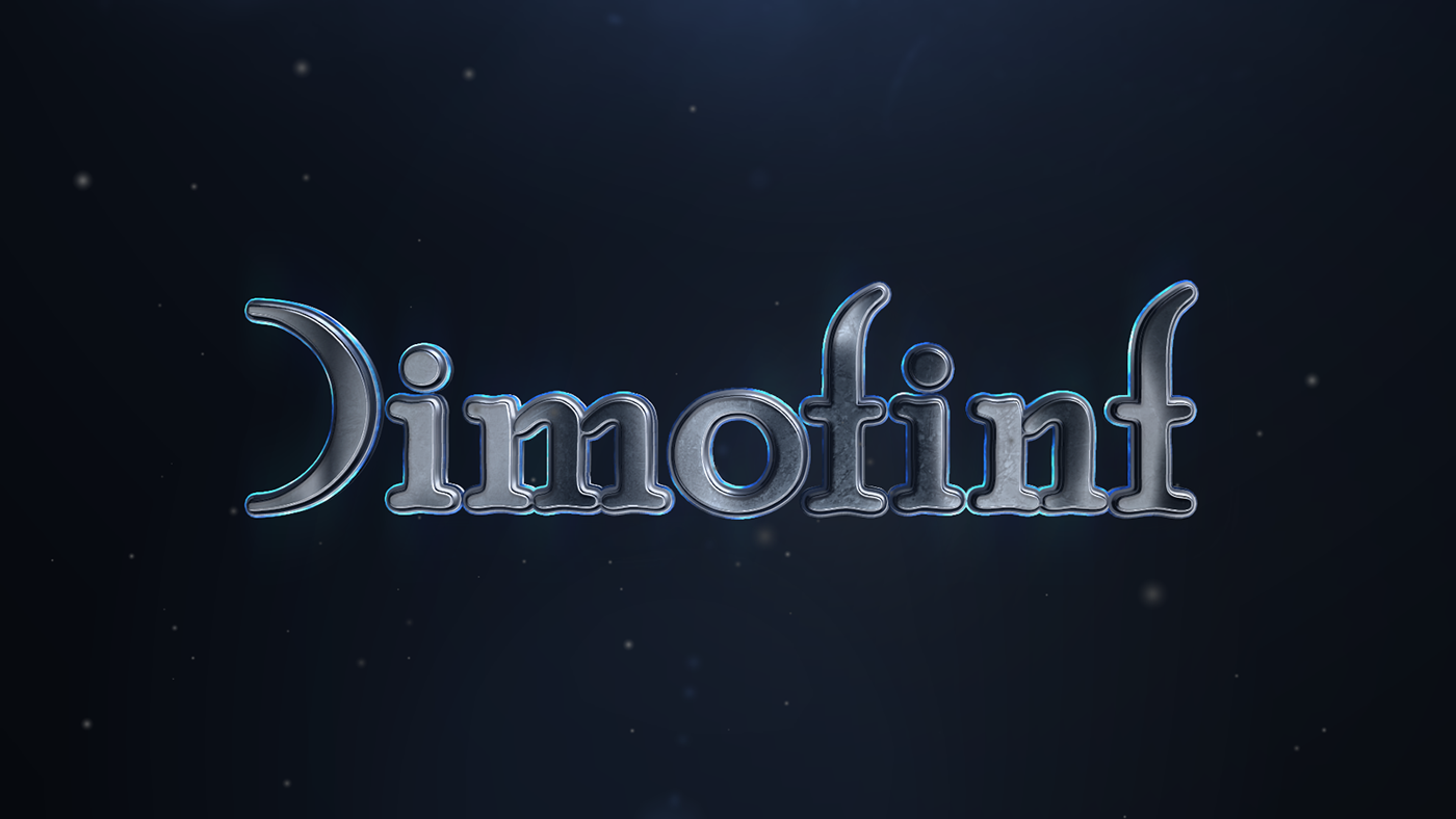 dimofinf logo intro motion graphics design video 3D 3d intro motion graphics 