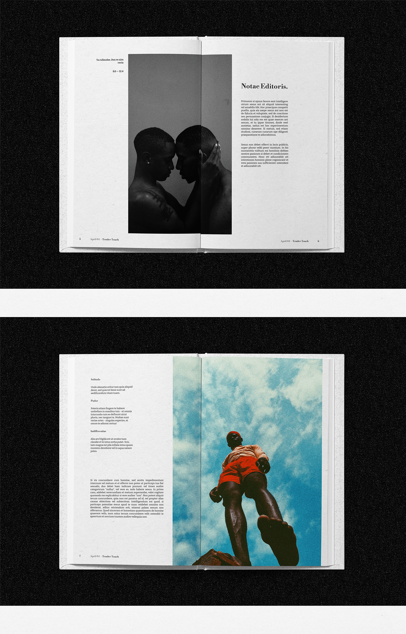 typography   Graphic Designer editorial design  journal Layout Design Magazine design minimal Minimalism book print