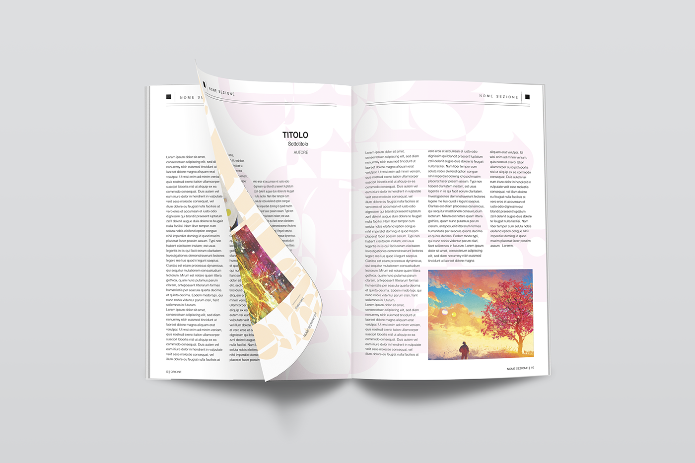 magazine graphicdesign grafica editoriale orione editorial new life