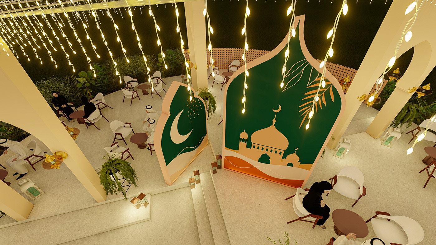 furniture ramadan design designer Event Exhibition  Event Design 3d designer