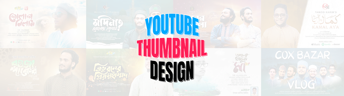 thumbnail Youtube Thumbnails thumbnail design  YouTube banner Advertising 