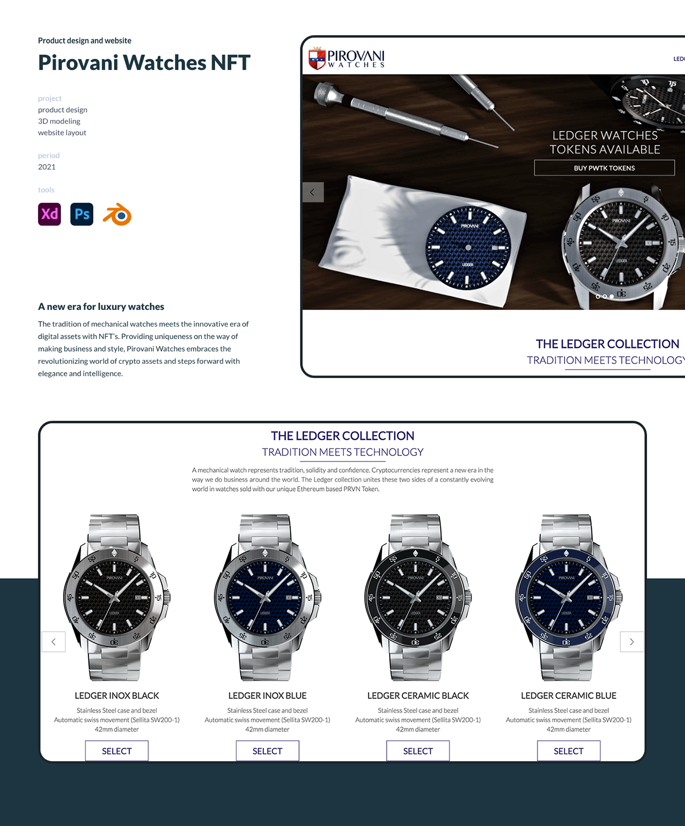 asset bitcoin crypto cryptocurrency nft product token Watches Webdesign Website