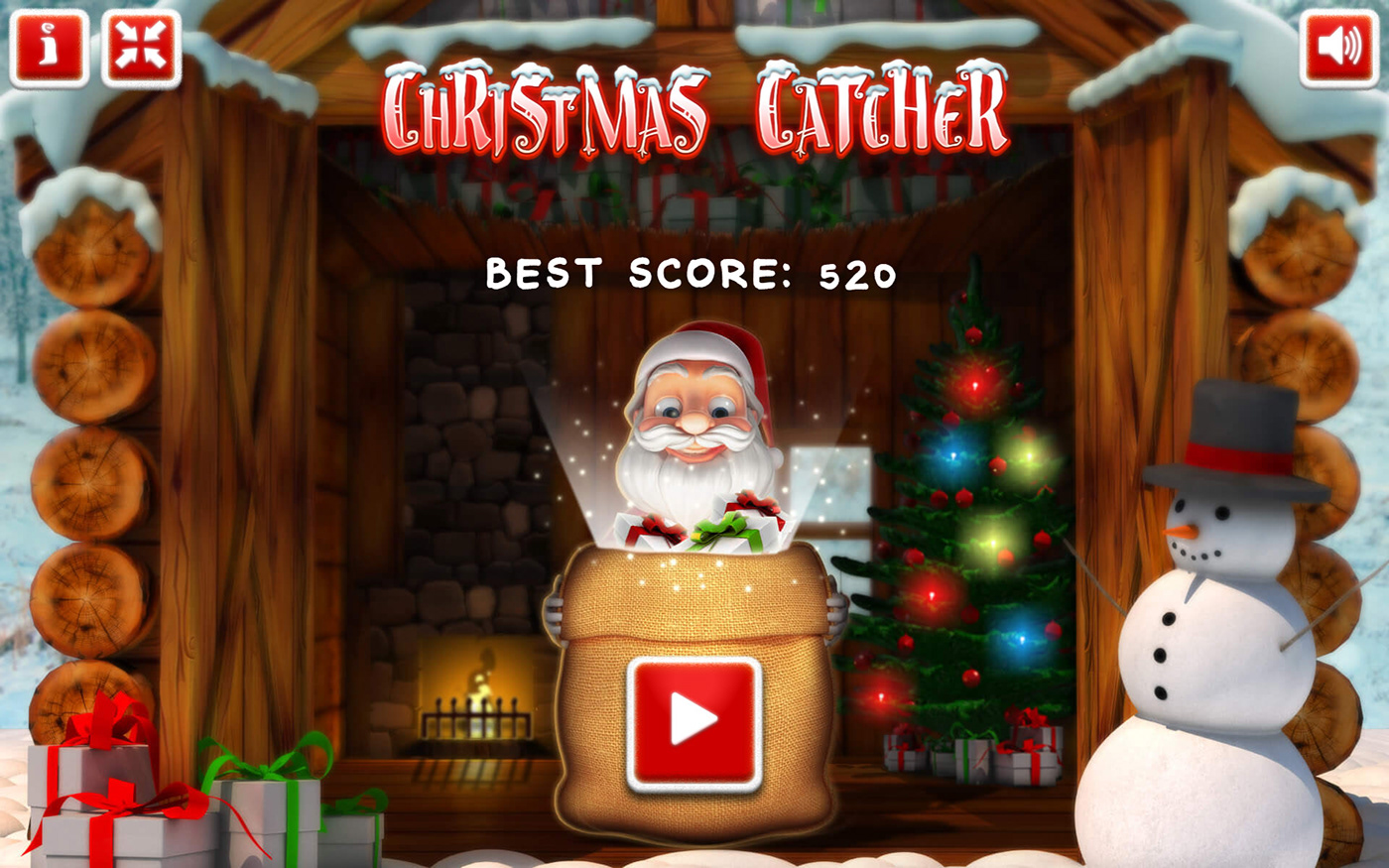 html5 game Christmas xmas advergame seasonal game promotion game catcher game classic game casual game babbo natale