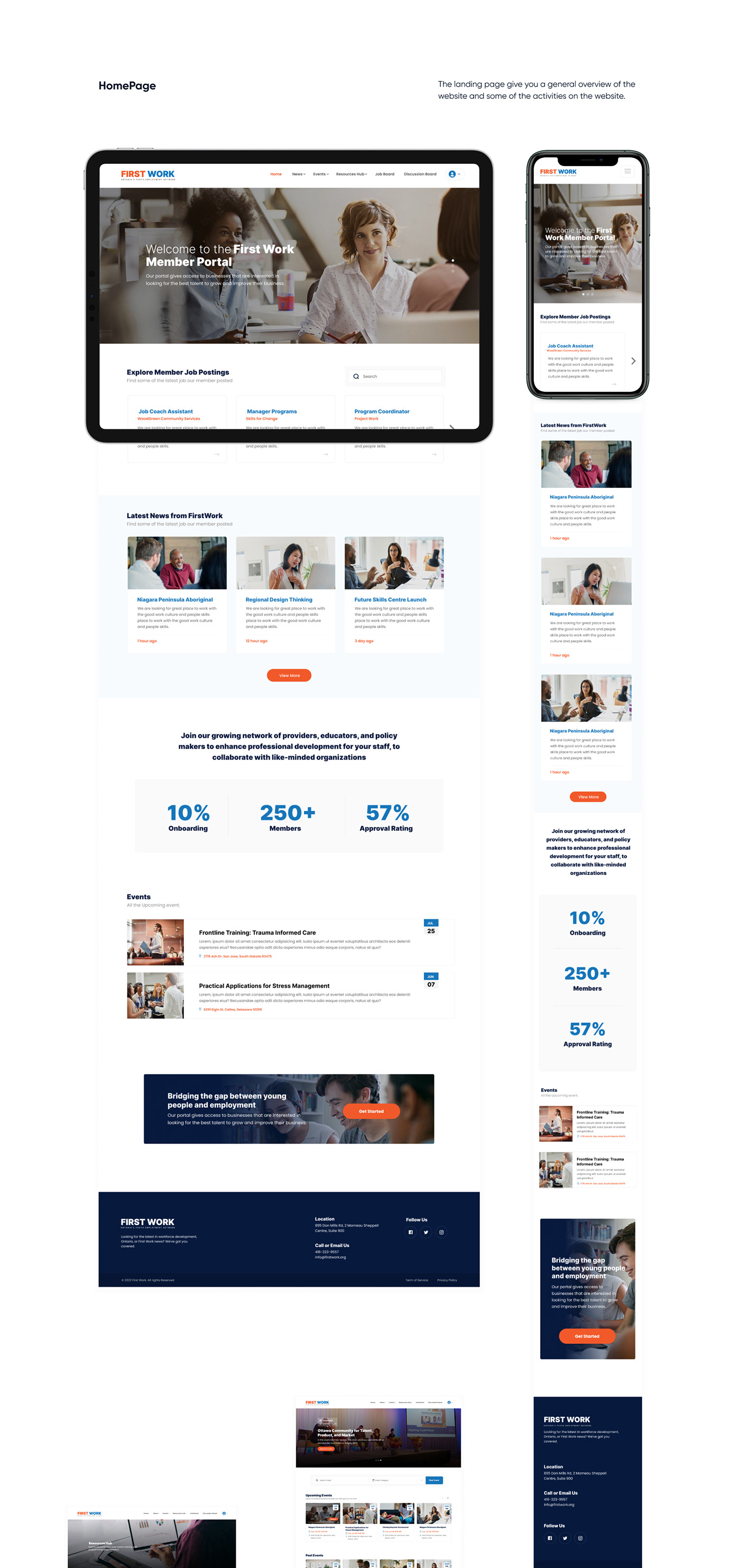 business Education Interface landing page student TAlent ui design UI/UX user experience Web Design 