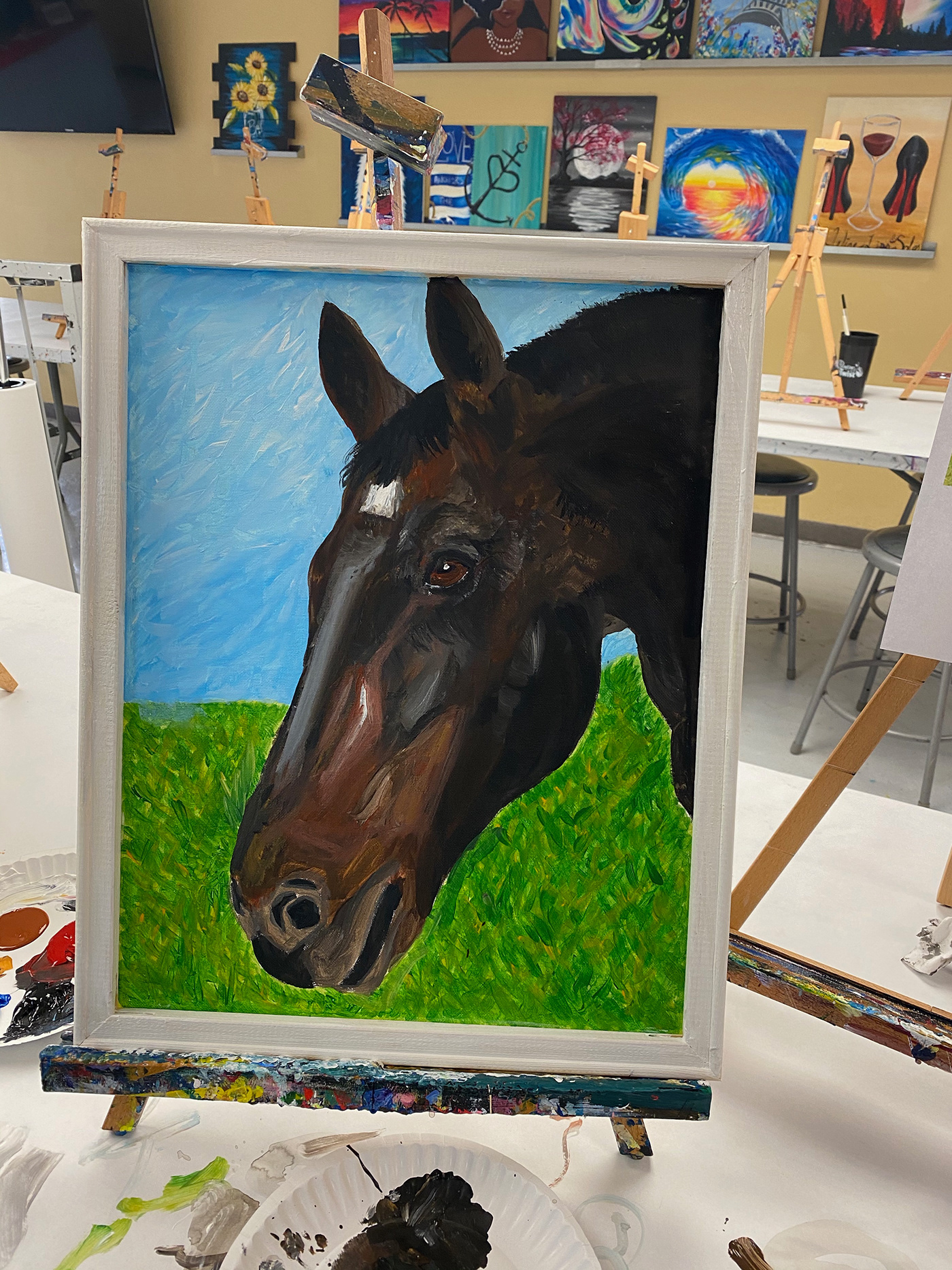Bricole Reincke's Horse Painting