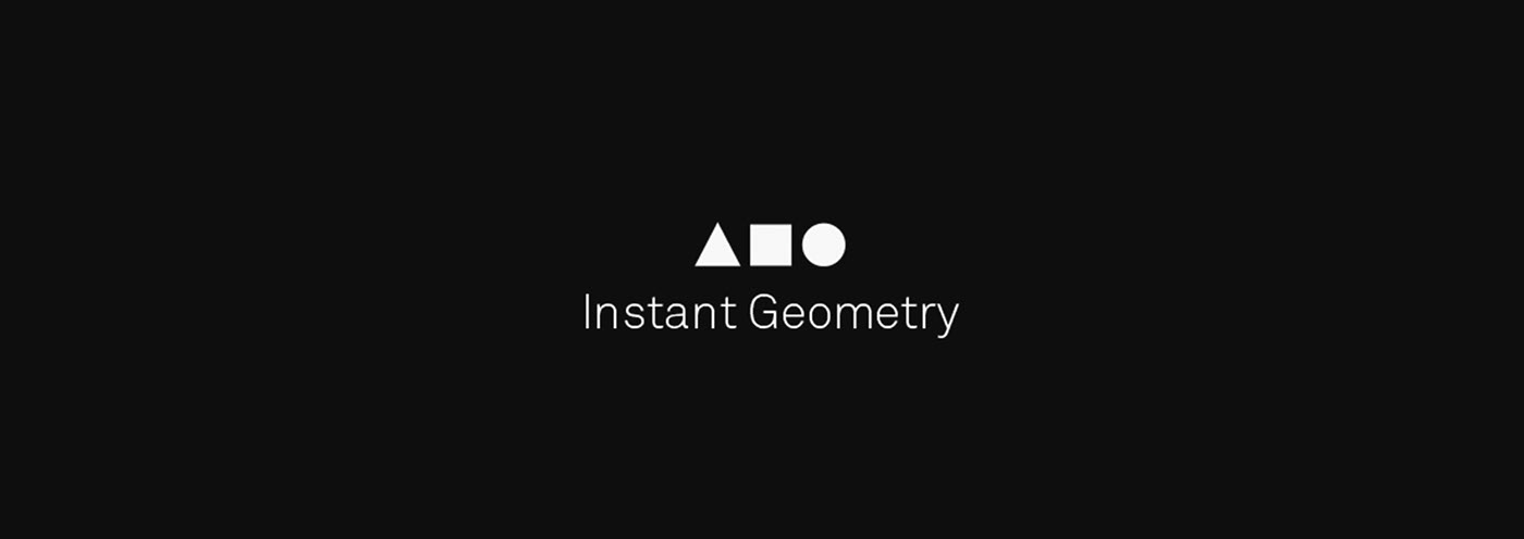 Form geometric geometry graphic design  line logo POLAROID shape