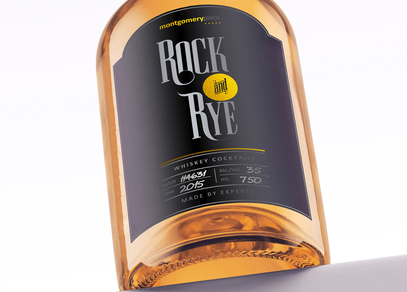 alcohol branding bottle graphic design  label design whiskey label