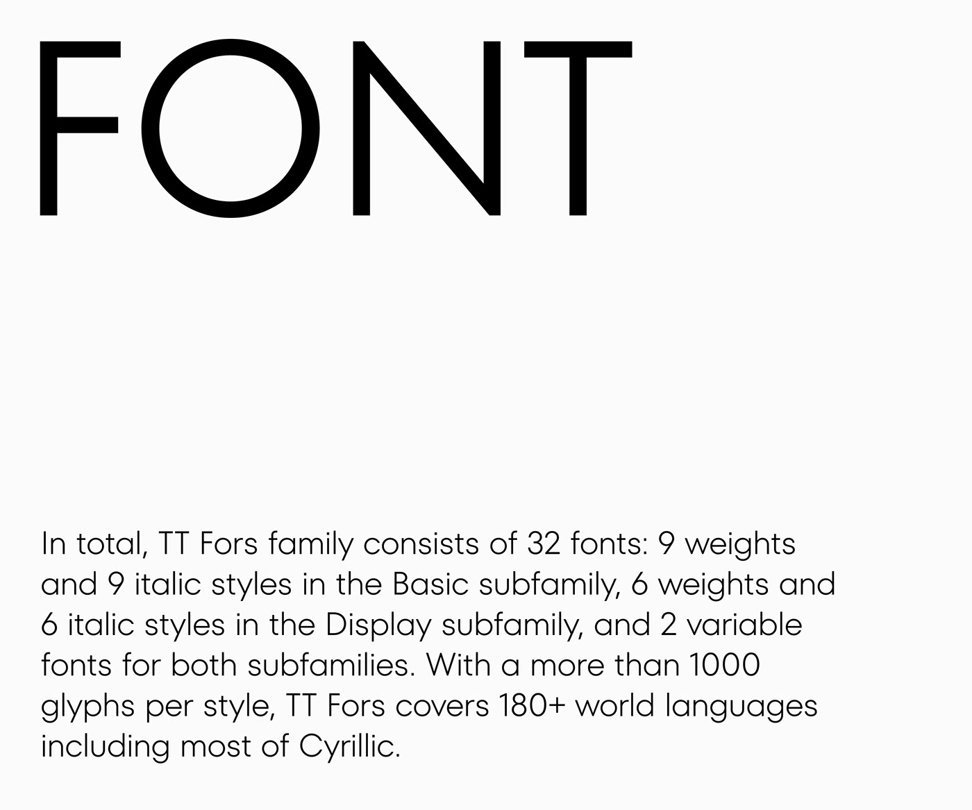 Cyrillic free Free font geometry glass grey sans serif specimen typography   variable