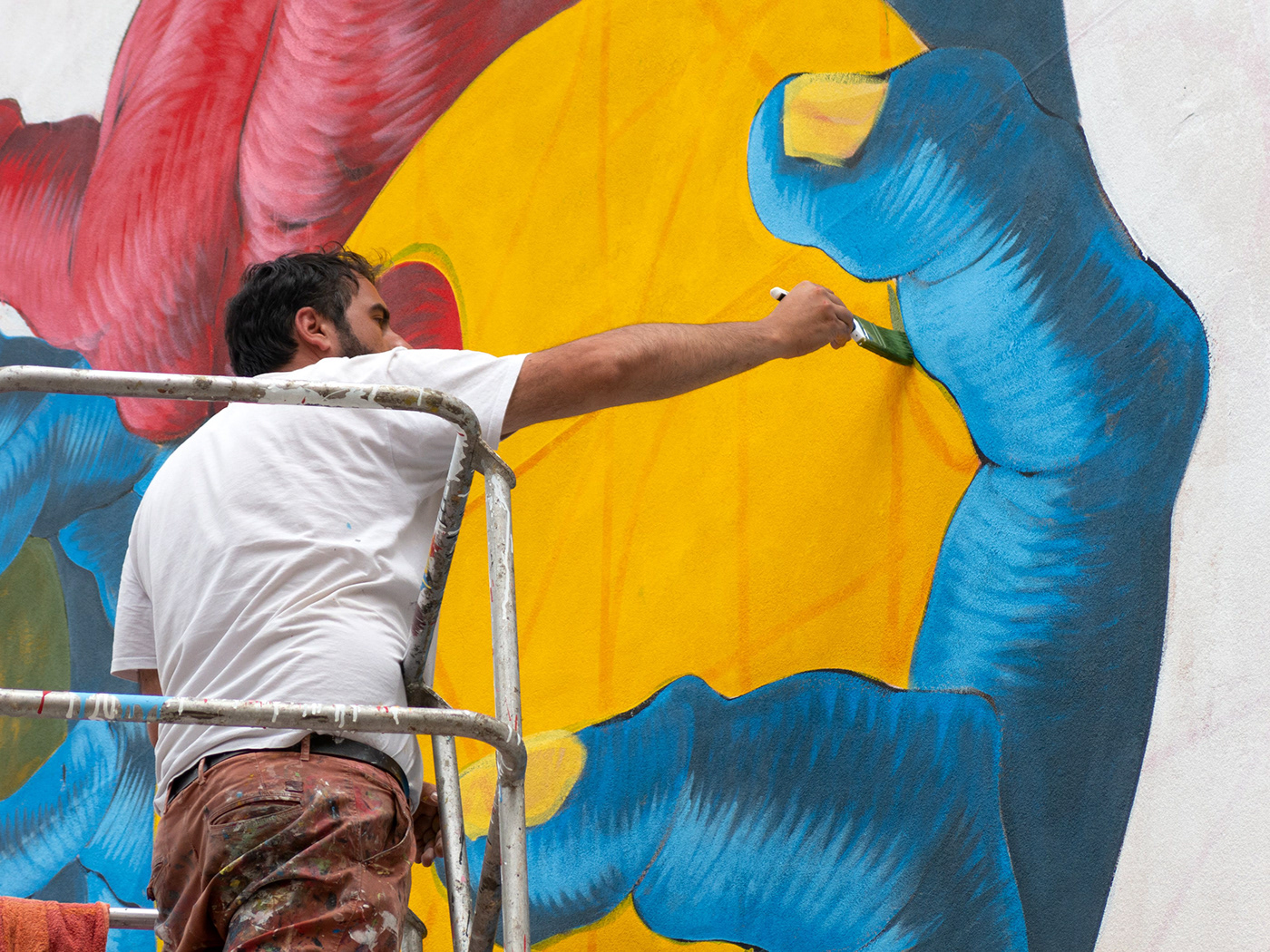 artist building Character design  Graffiti Mural Murals paint painting   streetart wall