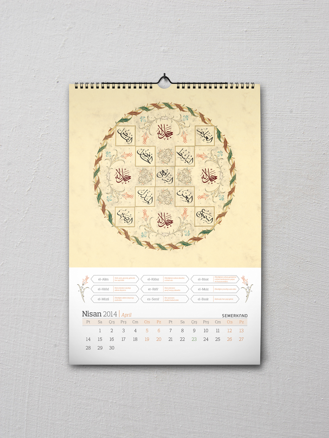 calendar takvim hat motif tezhip ottoman ebru istanbul arabic