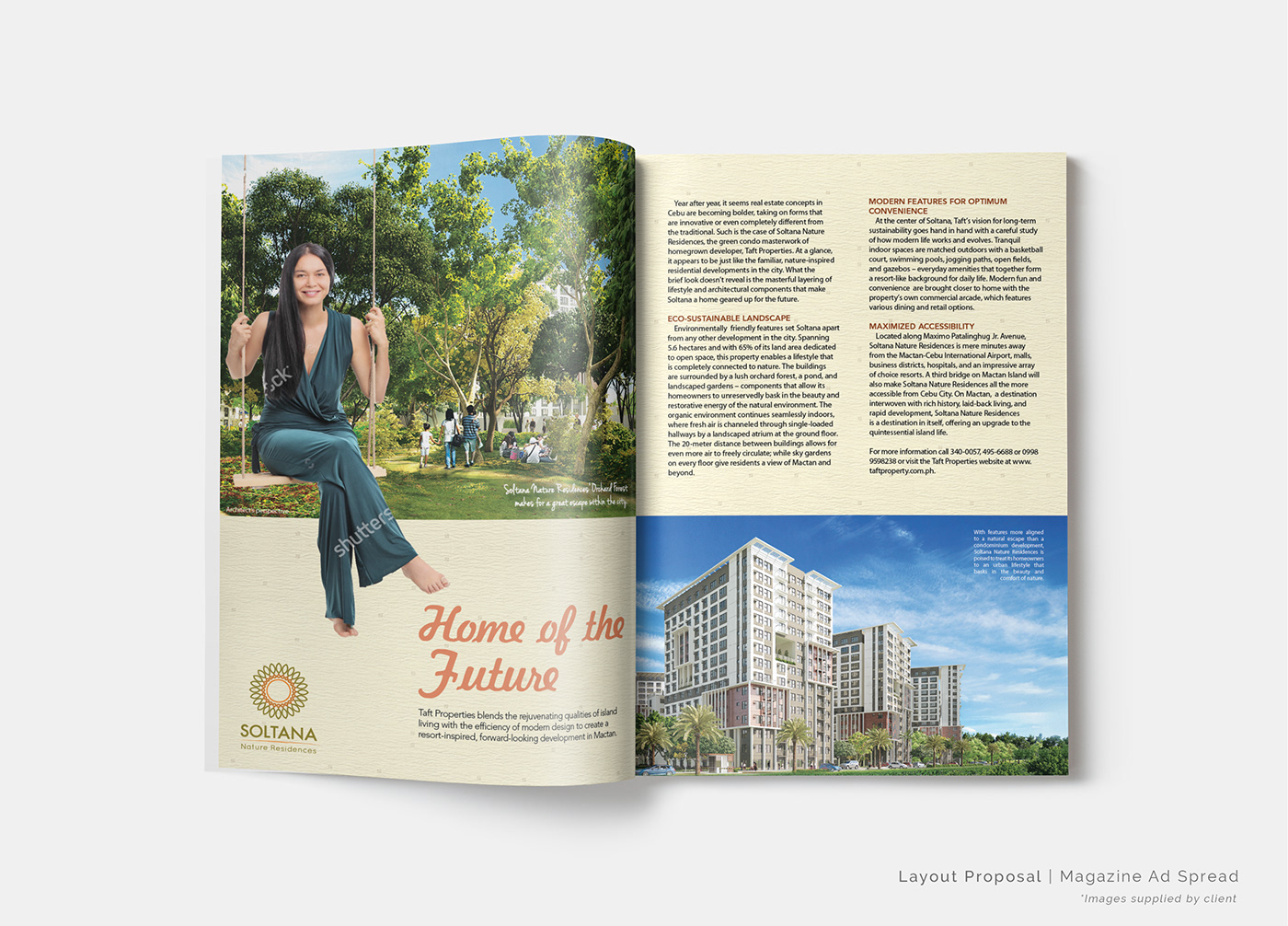 Real estate ads concept design real estate ad Advertising  Magazine Study Ad