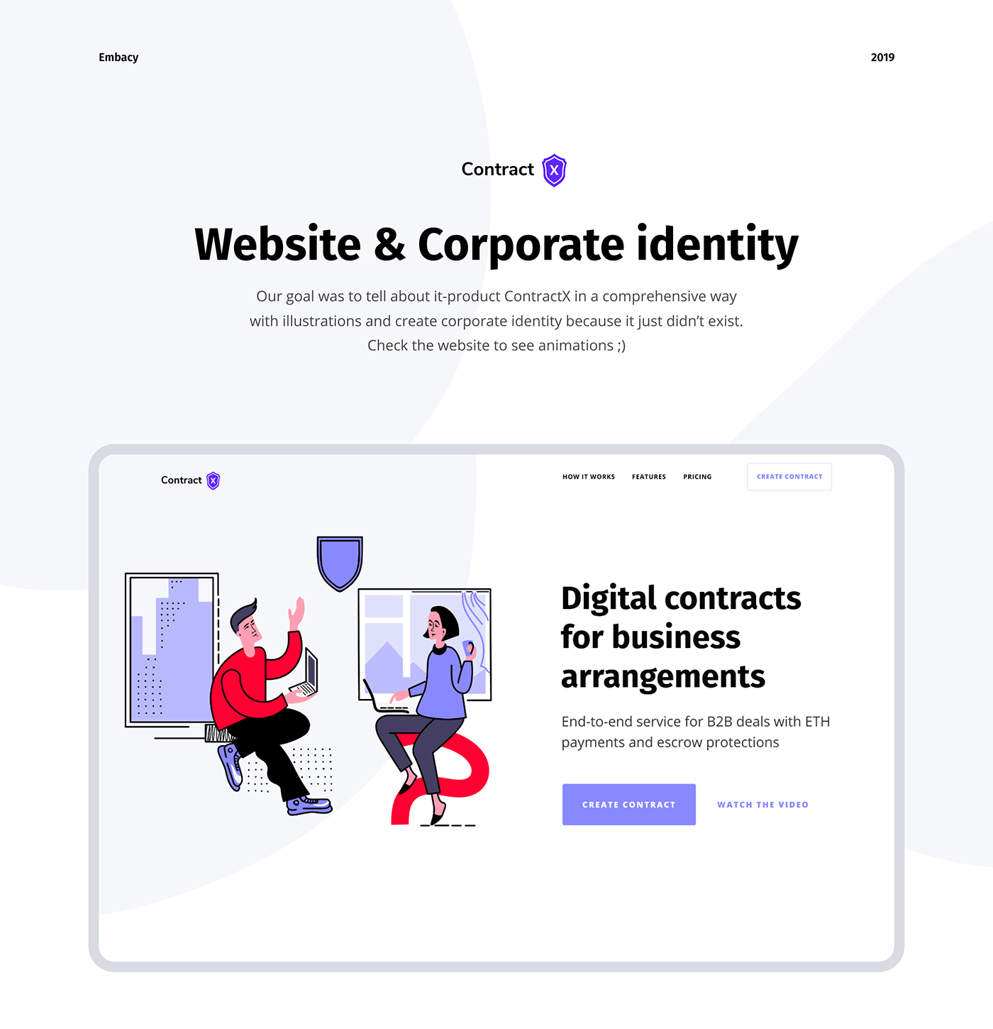 illustrations landing page crypto IT Startup IT-startup