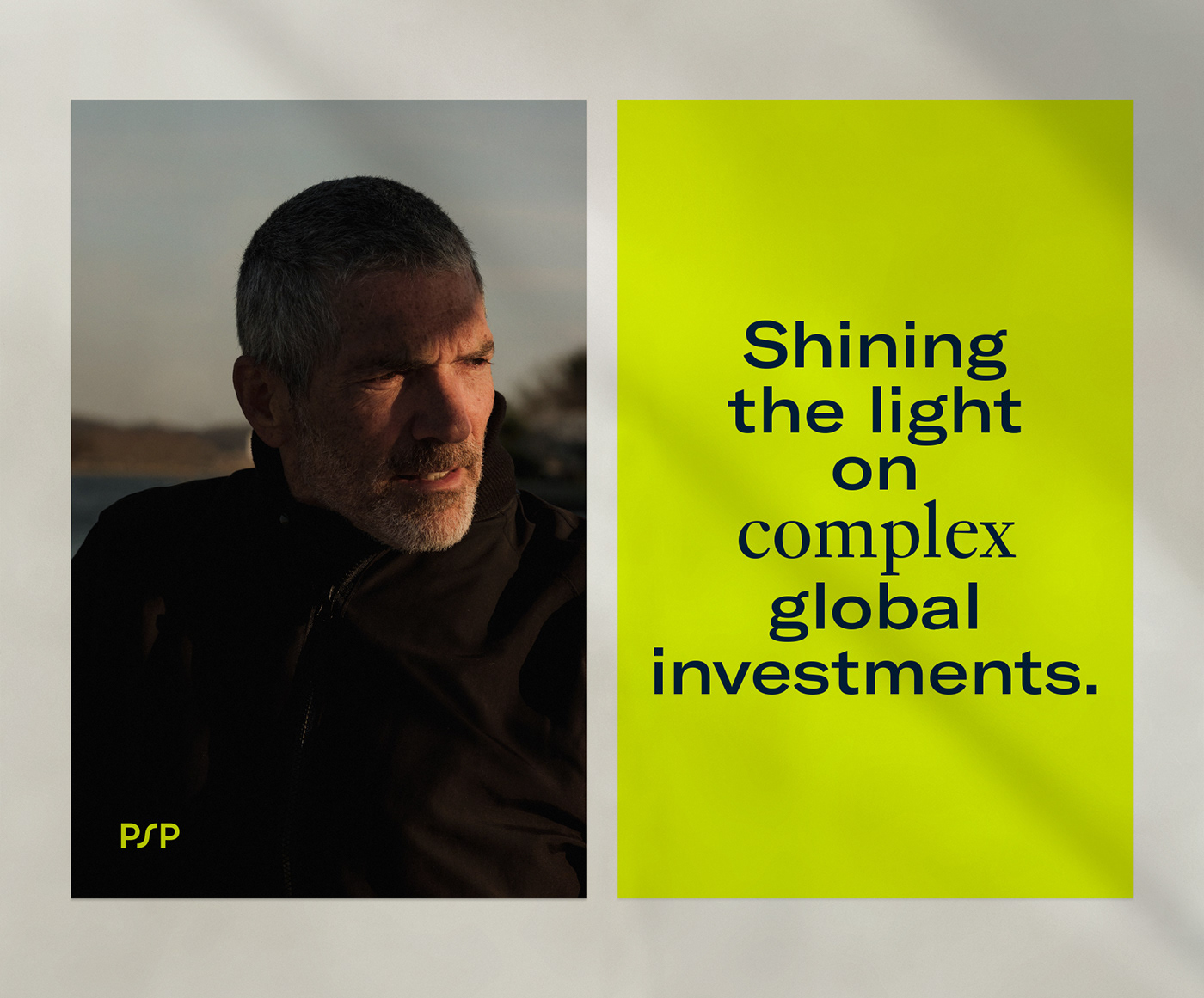 Investment highlight business Rebrand shadow contrast edge asset class annual report pastel