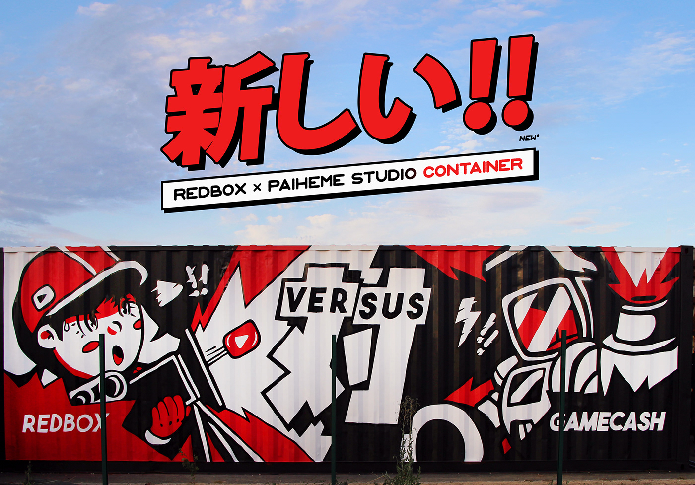paiheme paiheme studio redbox amixem japapese art Graffiti container youtube Vodk joyca