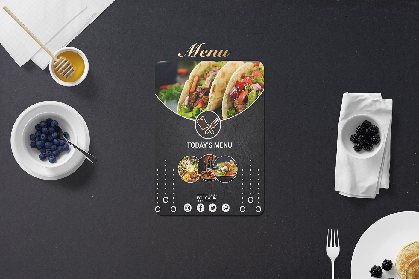 restaurant Food  menu card design food menu design