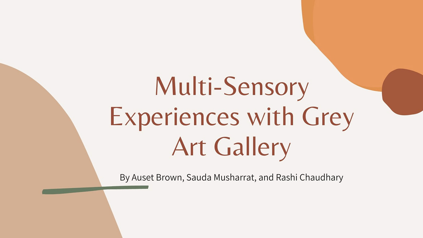 Accessibility gallery multisensory Prototyping senses sound tactile touch UX Research
