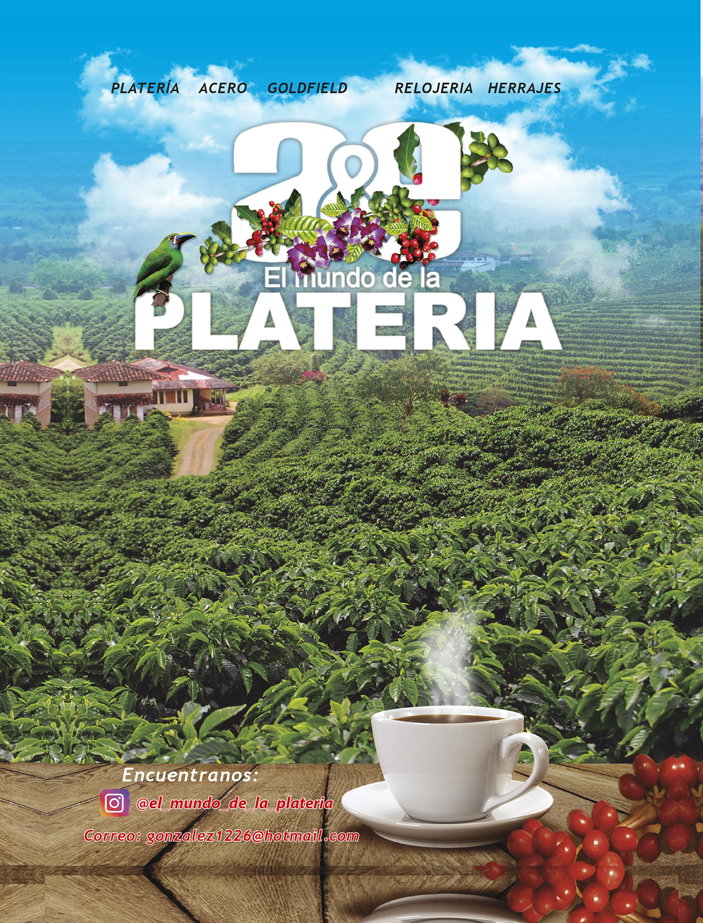 Cuaderno diseño cafe TIERRA CAFETERA quindio plateria Joyas publicidad