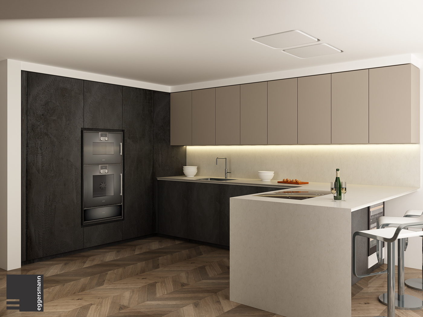 kitchen Render 3D Visualization interior design  kitchen design rendering CGI architecture 3D model VisEngine