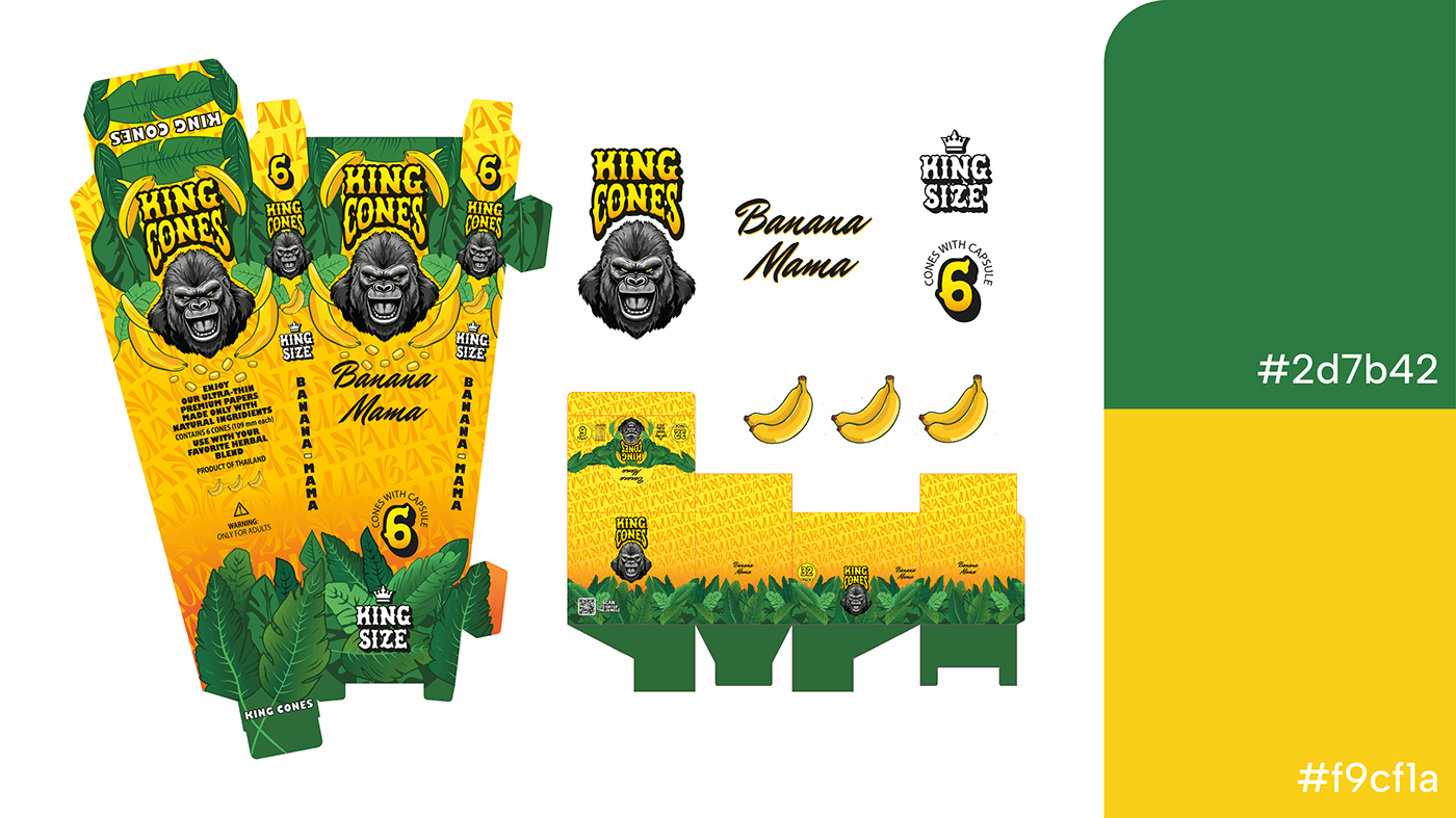 King Kong rolling papers Packaging king cones smoking accessories SMOKING CONES