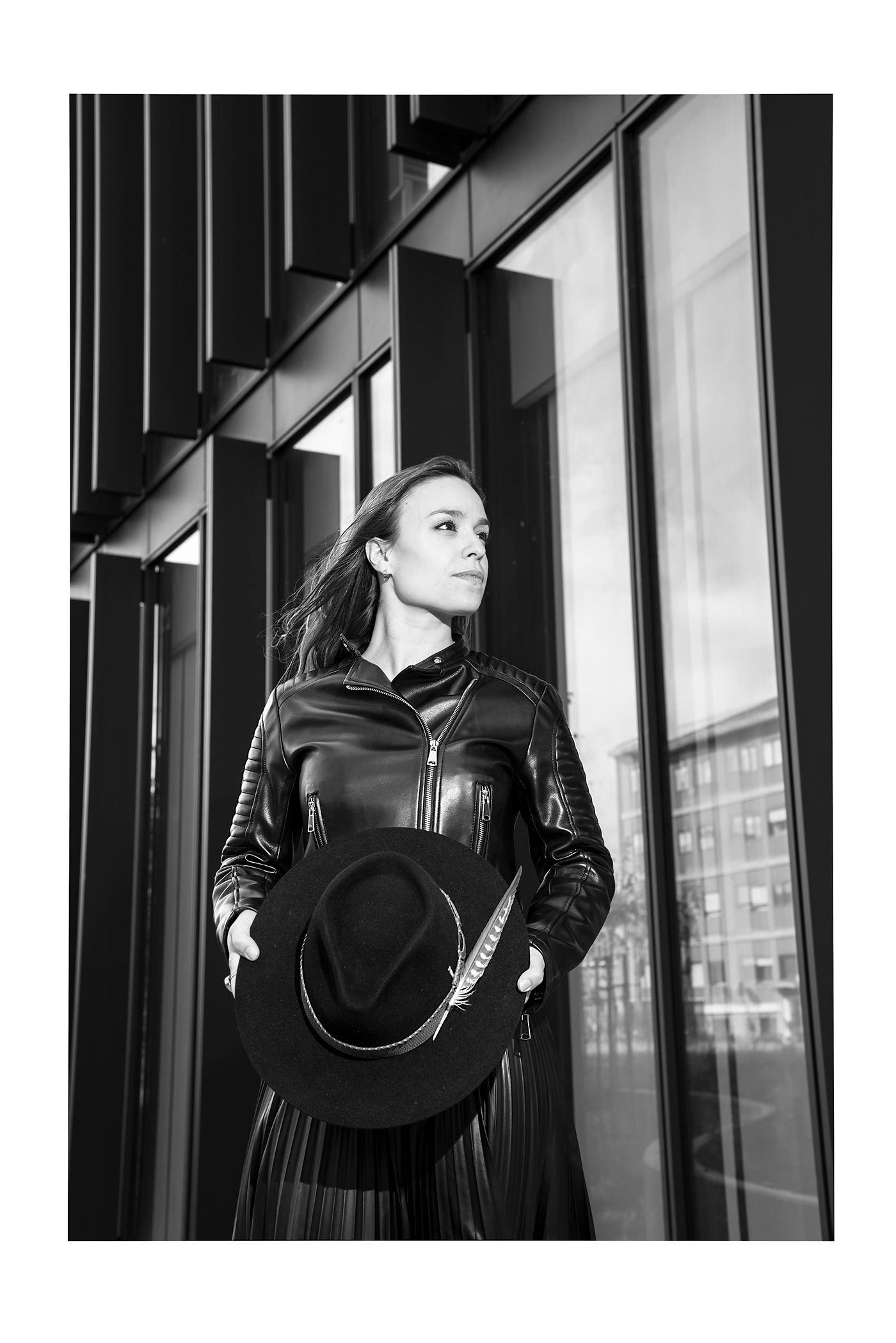 black and white portrait photoshoot Fashion  moda styling  model editorial