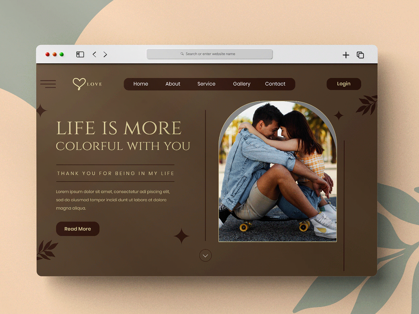 dating website design landing page ui design Web Design  Website Design