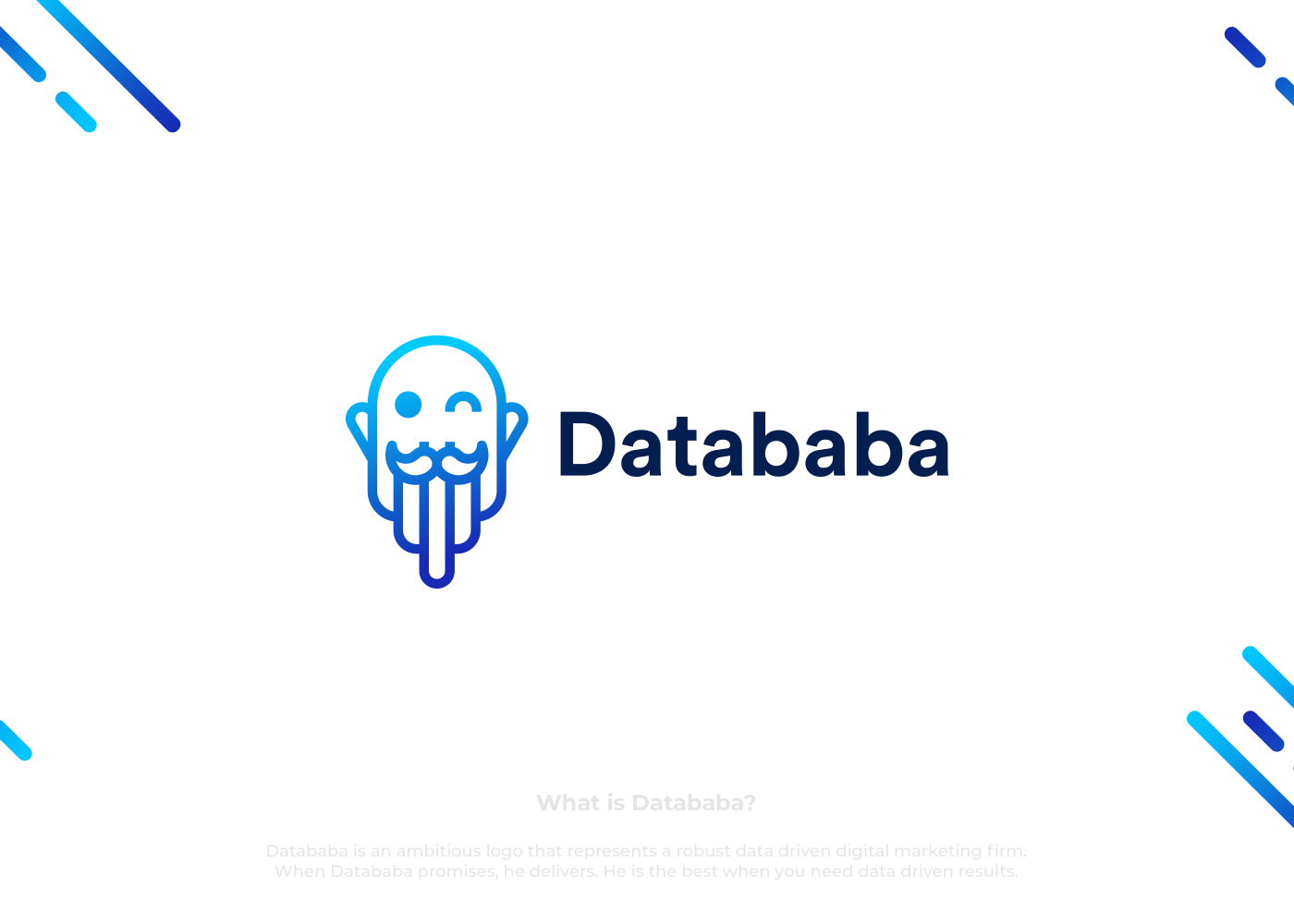 Datababa brand identity Case Study branding  Rabbixel Logotype brand logo identity