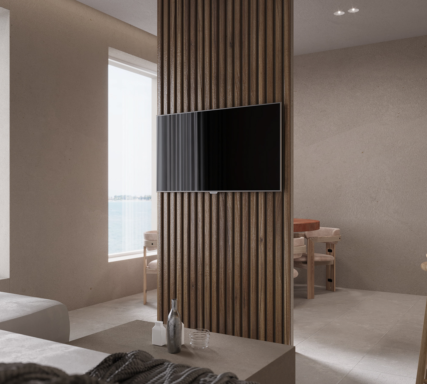 3D apartamento apartment apartment design apartments beach Interior interior design  visual design visualization