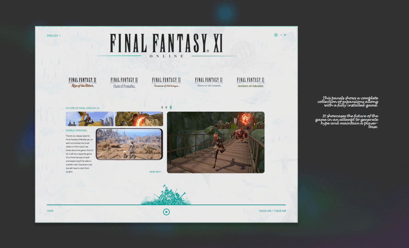 final fantasy final fantasy Final Fantasy11 game launcher game mmorpg FFXI ff11 Final FantasyXI