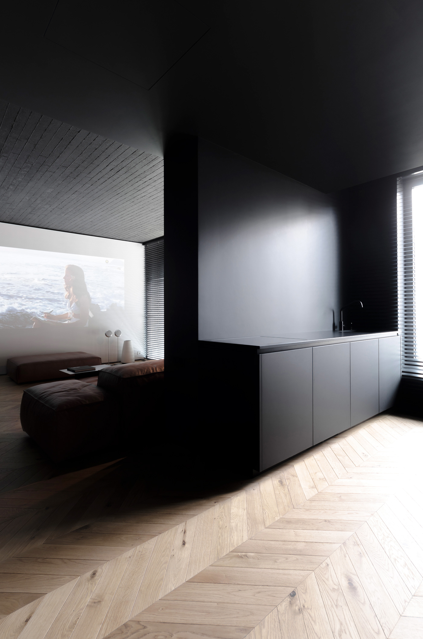 black design Interior line linearchitects living man men Minimalism mood