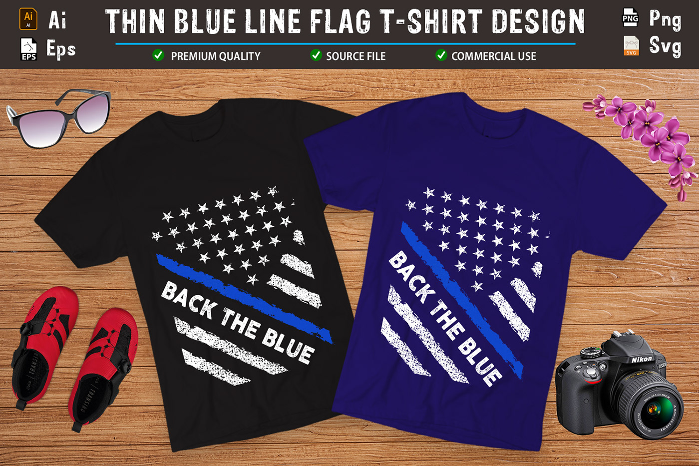 america american flag flag t-shirt independence day thin blue line united states
