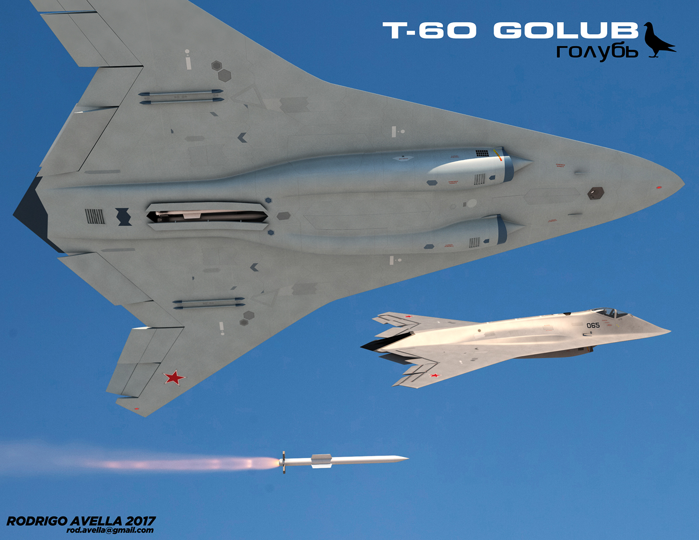 6th aircraft concept fighter future fx generation golub model pigeon russian sixth stealth study sukhoi t60 f/a-xx