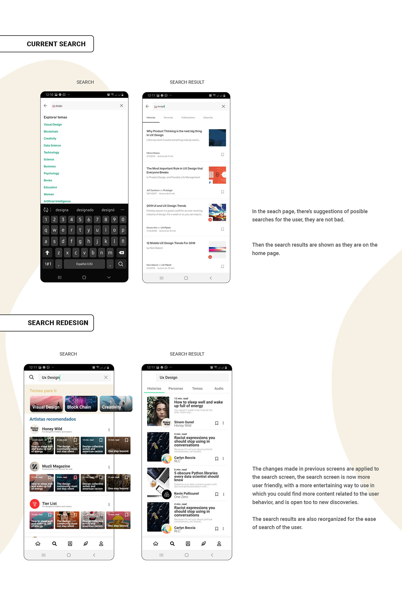 android aplication app article design interaction macos medium read redesign