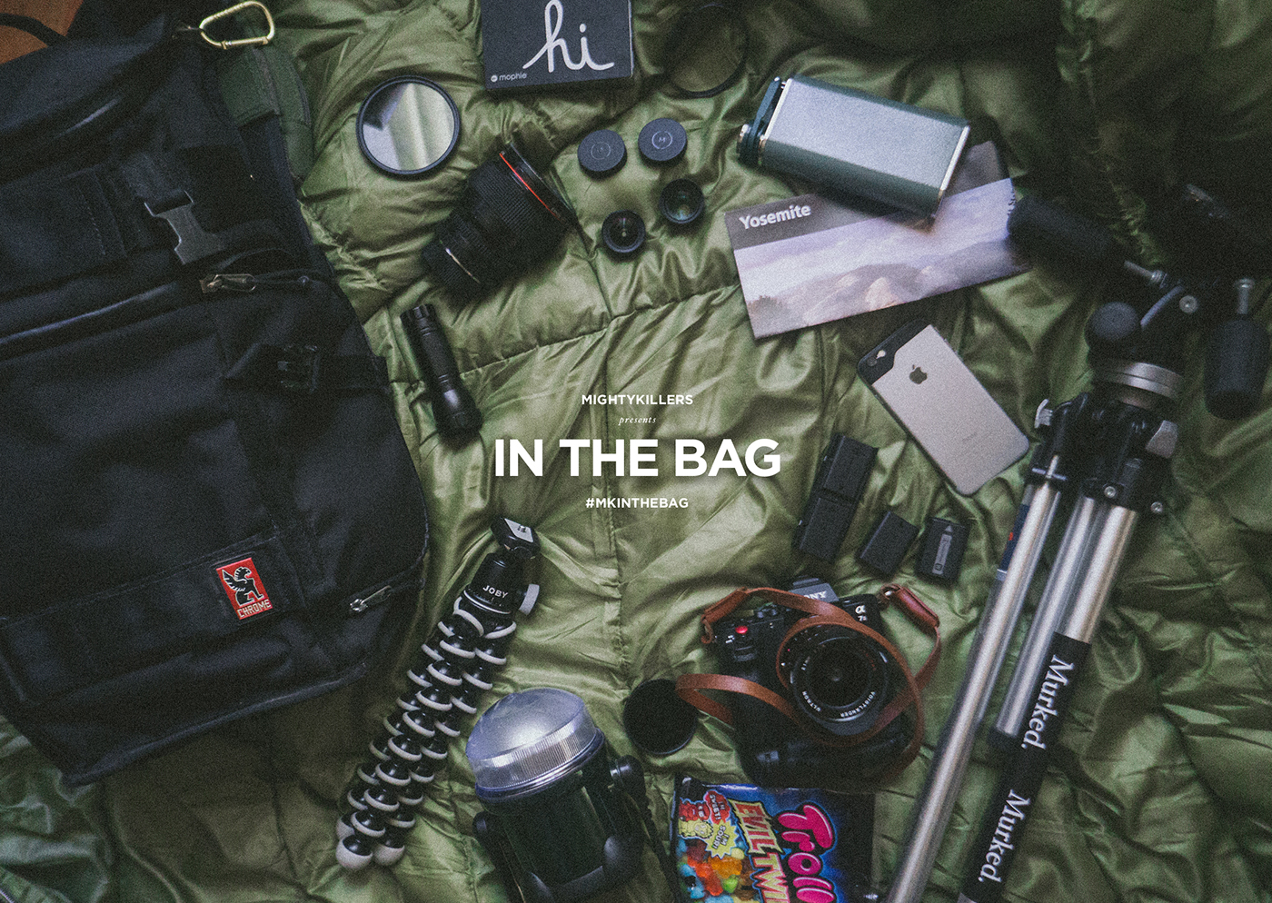 MIGHTYKILLERS Layout grid flat lay