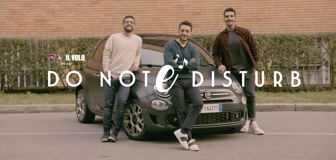 fiat branded content singers parking challenge il volo Film   art direction  copywriting  car