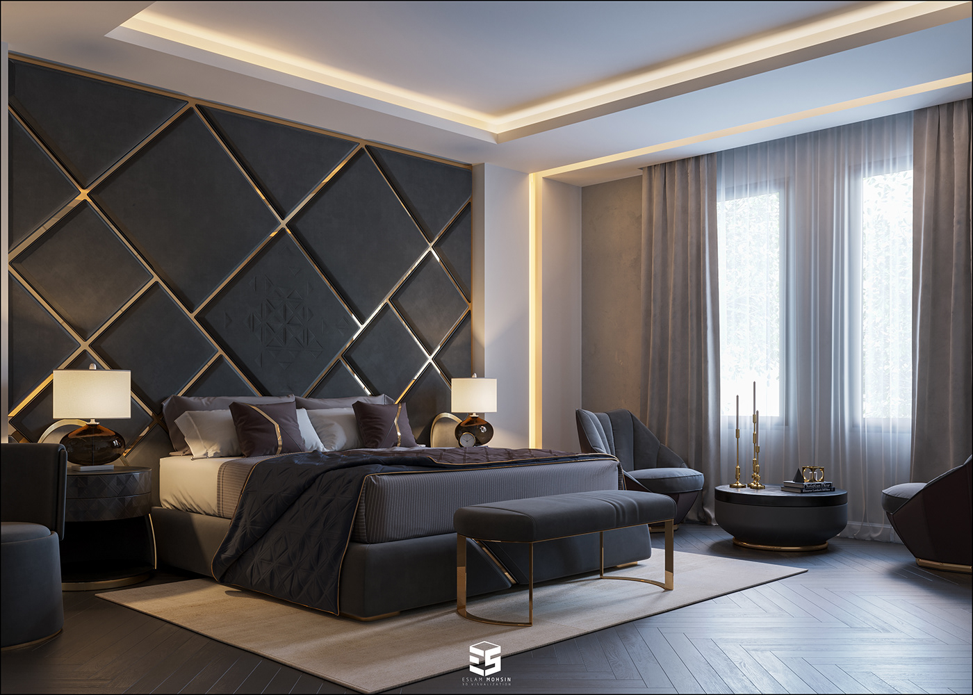 master bedroom master bedroom design Interior architecture Render visualization interior design  CGI vray design