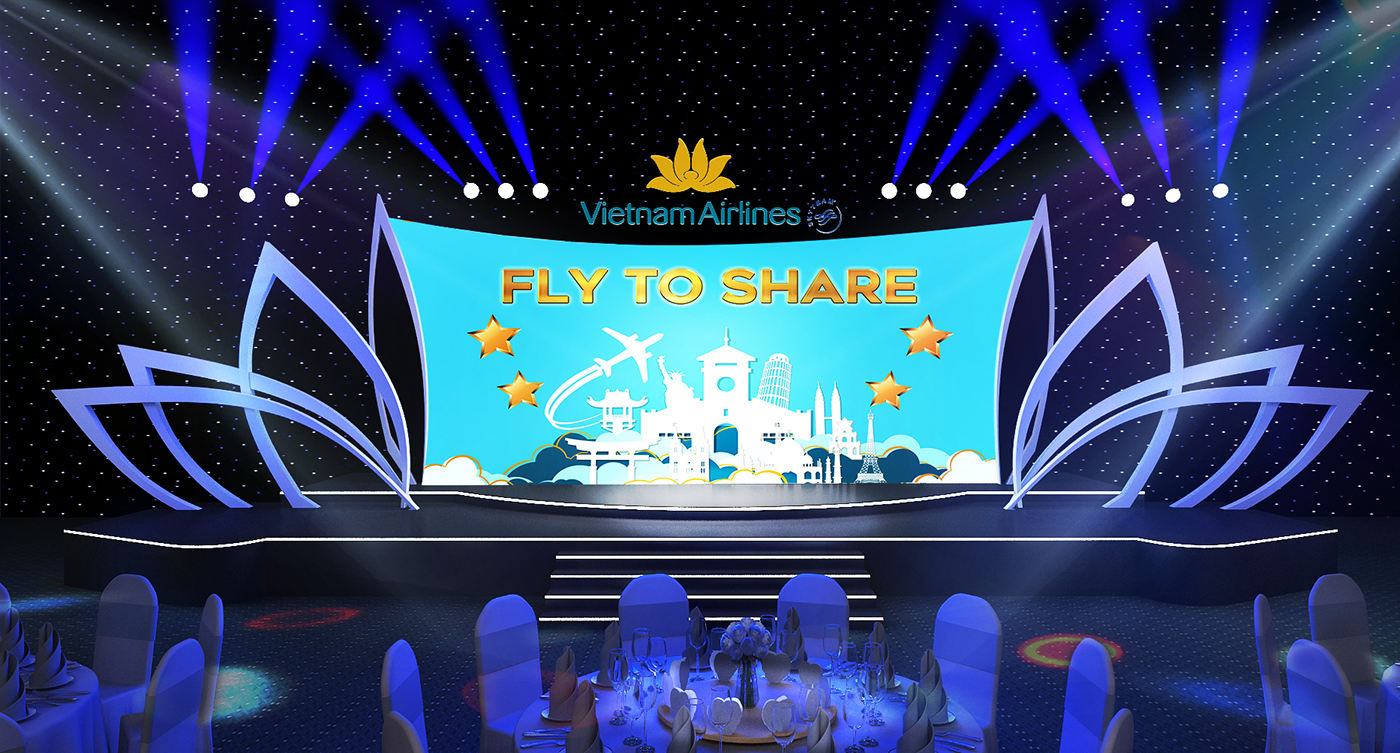 Events Event Stage design Launching VN air