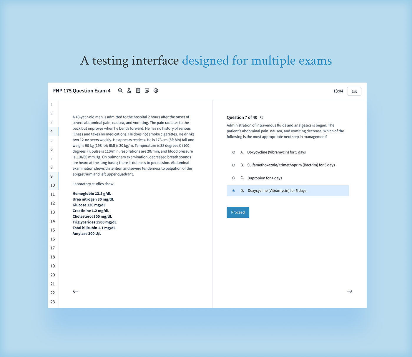 UI ux uiux ui design UI/UX Figma user experience exam exam interface Testing Interface