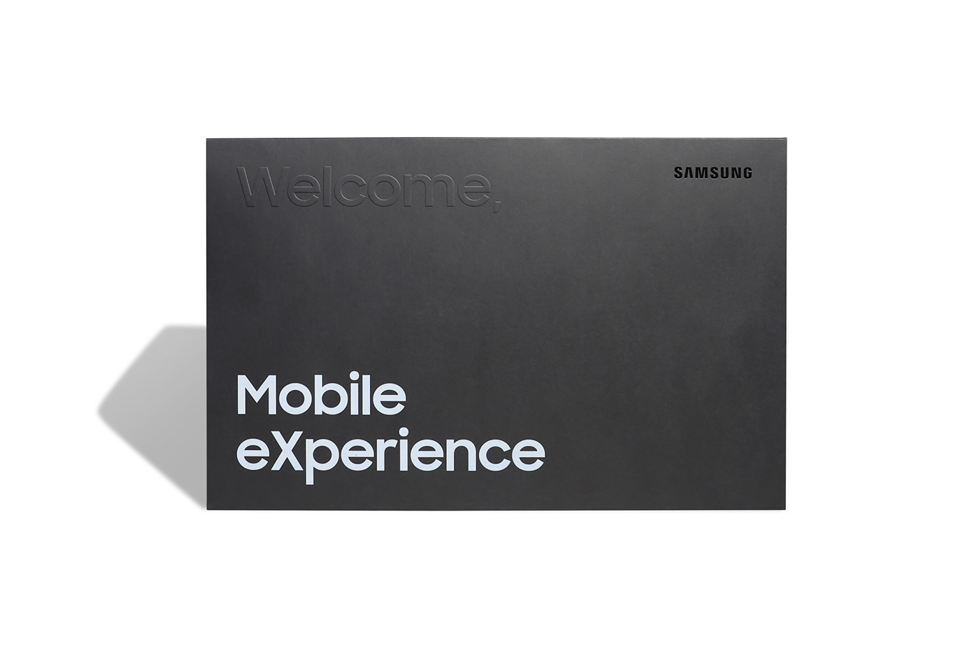 Samsung samsung galaxy Samsung Mobile welcome kit Onboarding kit HR brand identity marketing   goods Internal Communication