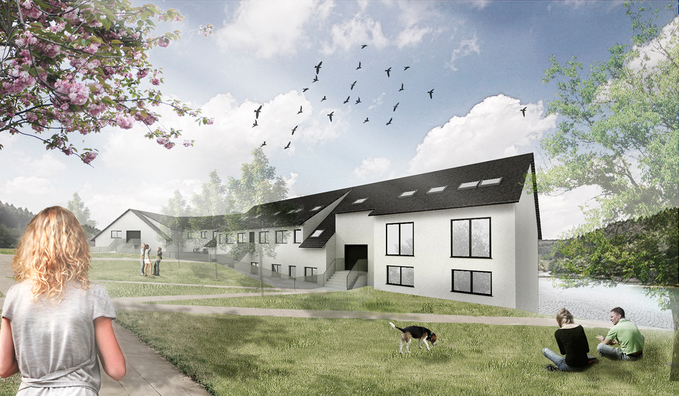Adobe Portfolio gummersbach architecture housing rendering