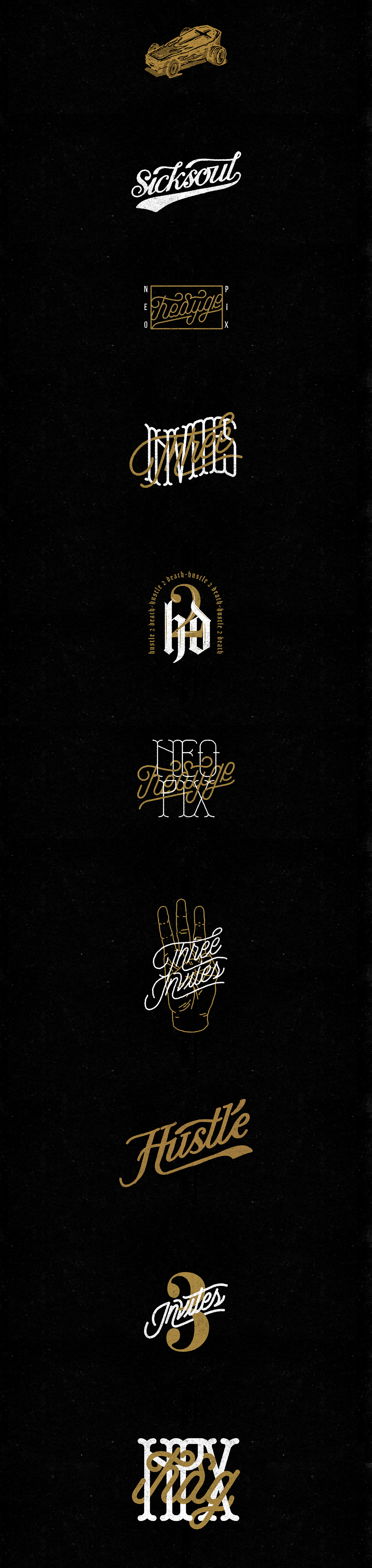 graphic design  lettering branding  Logotype logo typography   ILLUSTRATION  Retro art ligature