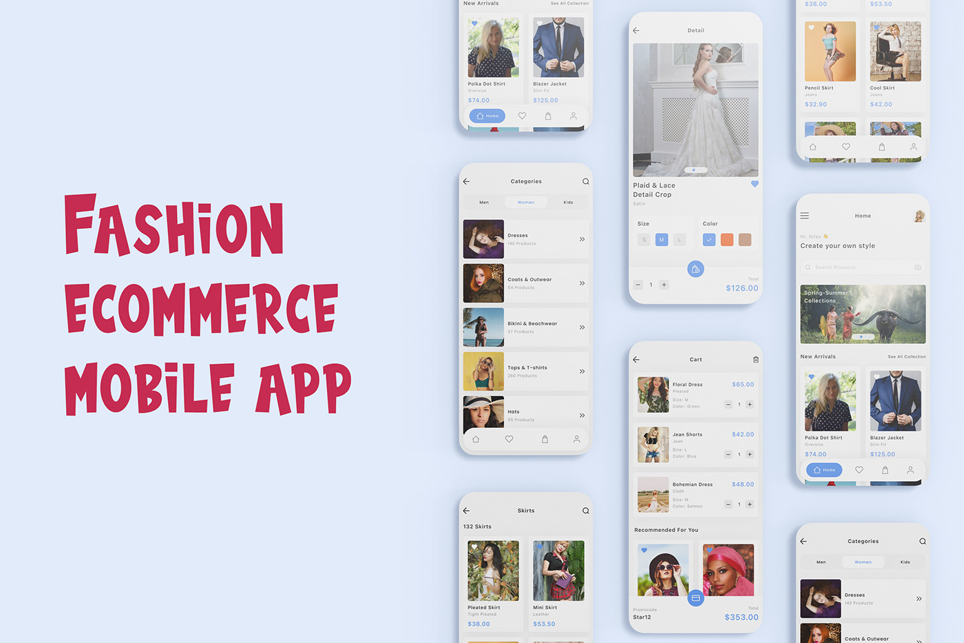 Fashion  fashion ecommerce Ecommerce eCommerce mobile app Figma user interface ui design Mobile app ecommerce mobile app ui fashion ecommerce design