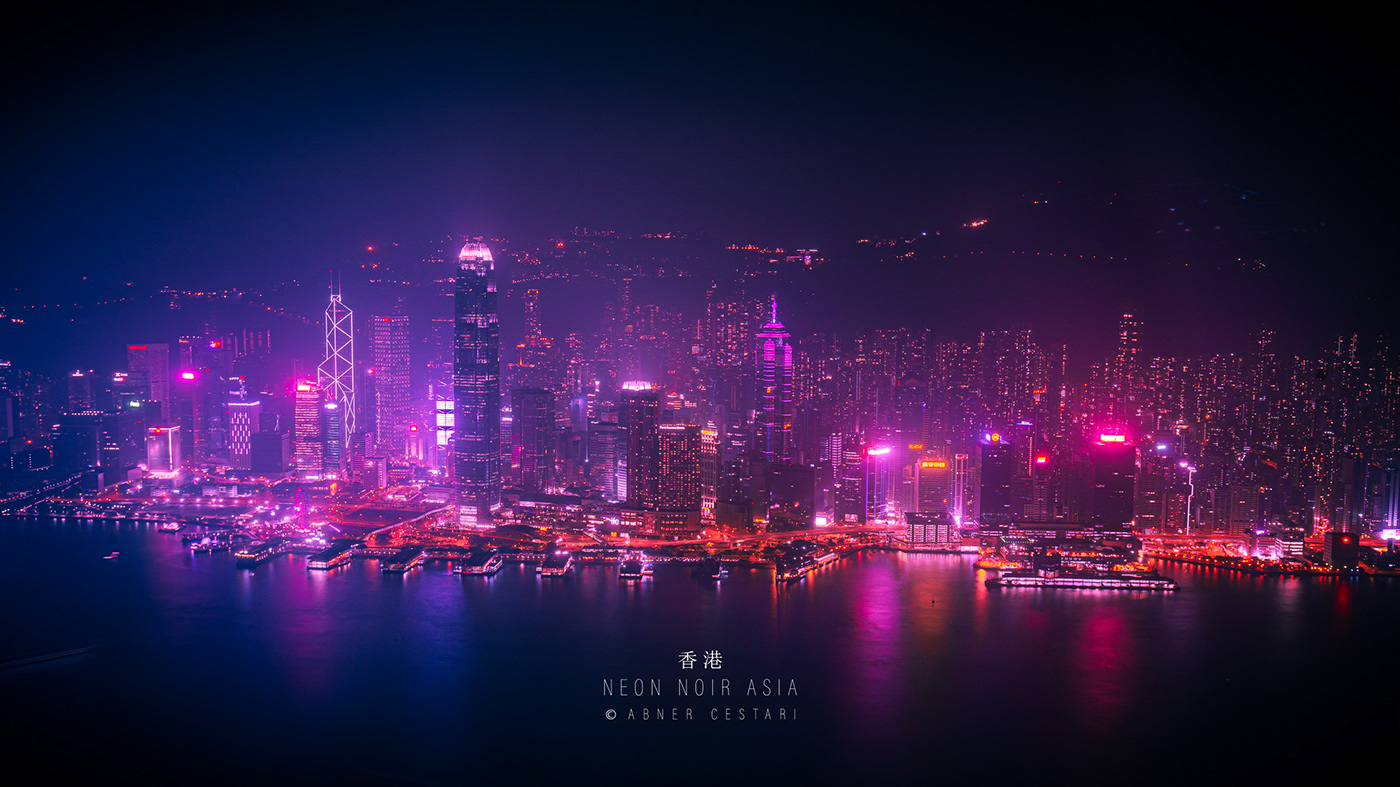 Synthwave SYNTH neon noir asia Cyberpunk Retro japan china sci-fi