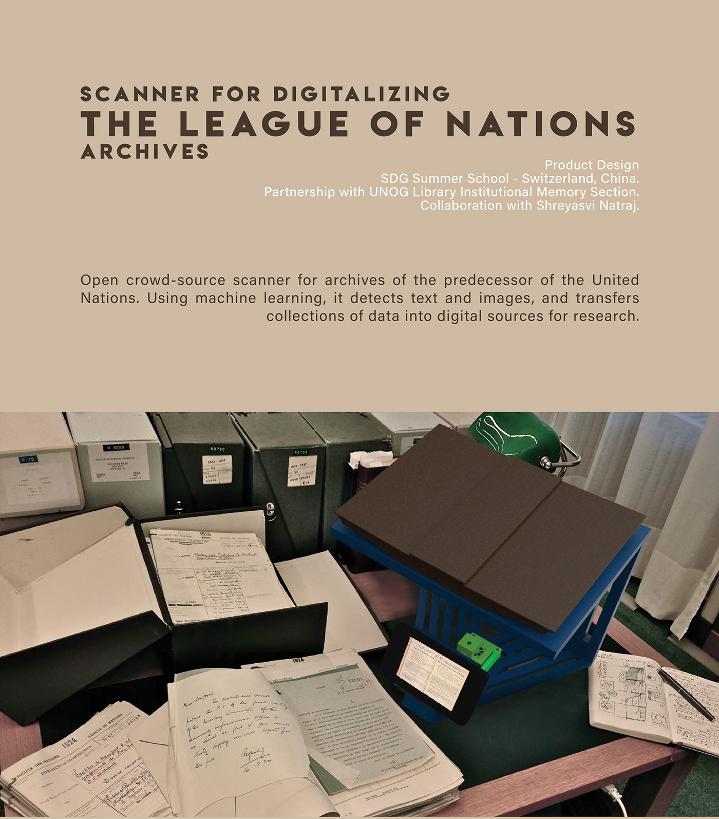 scanner league of nations United Nations design