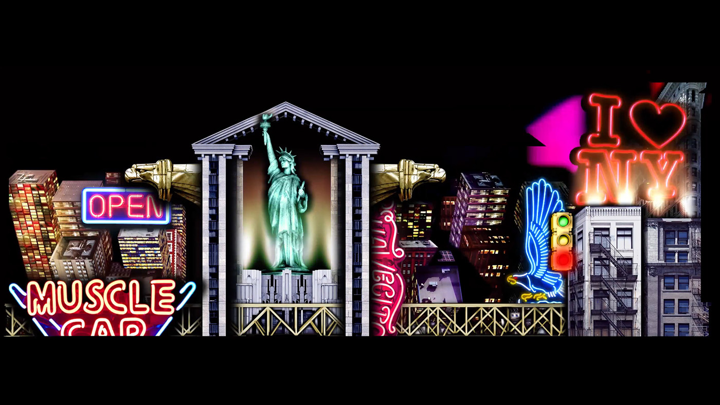 projection mapping minatopika 1 Minute festival light Macao Mapping motion graphic projection rampages