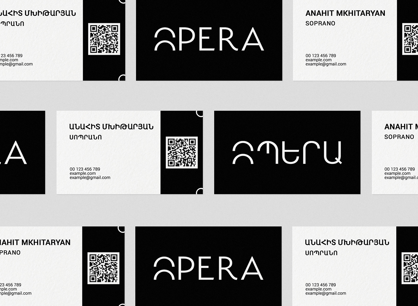 astghik hakobyan ballet logo music opera orchestra rebranding redesign business card poster