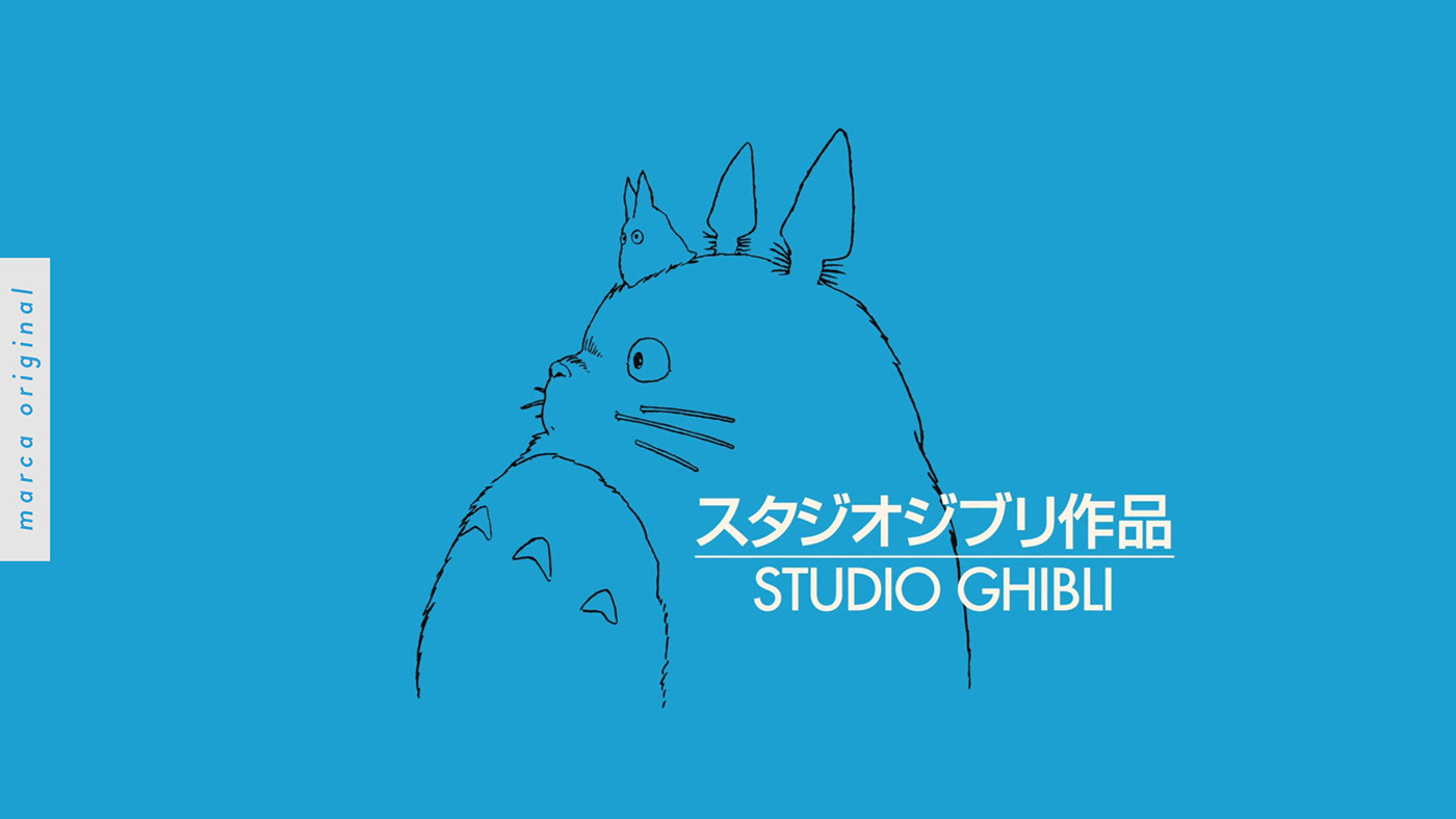 Rebrand Studio Ghibli totoro