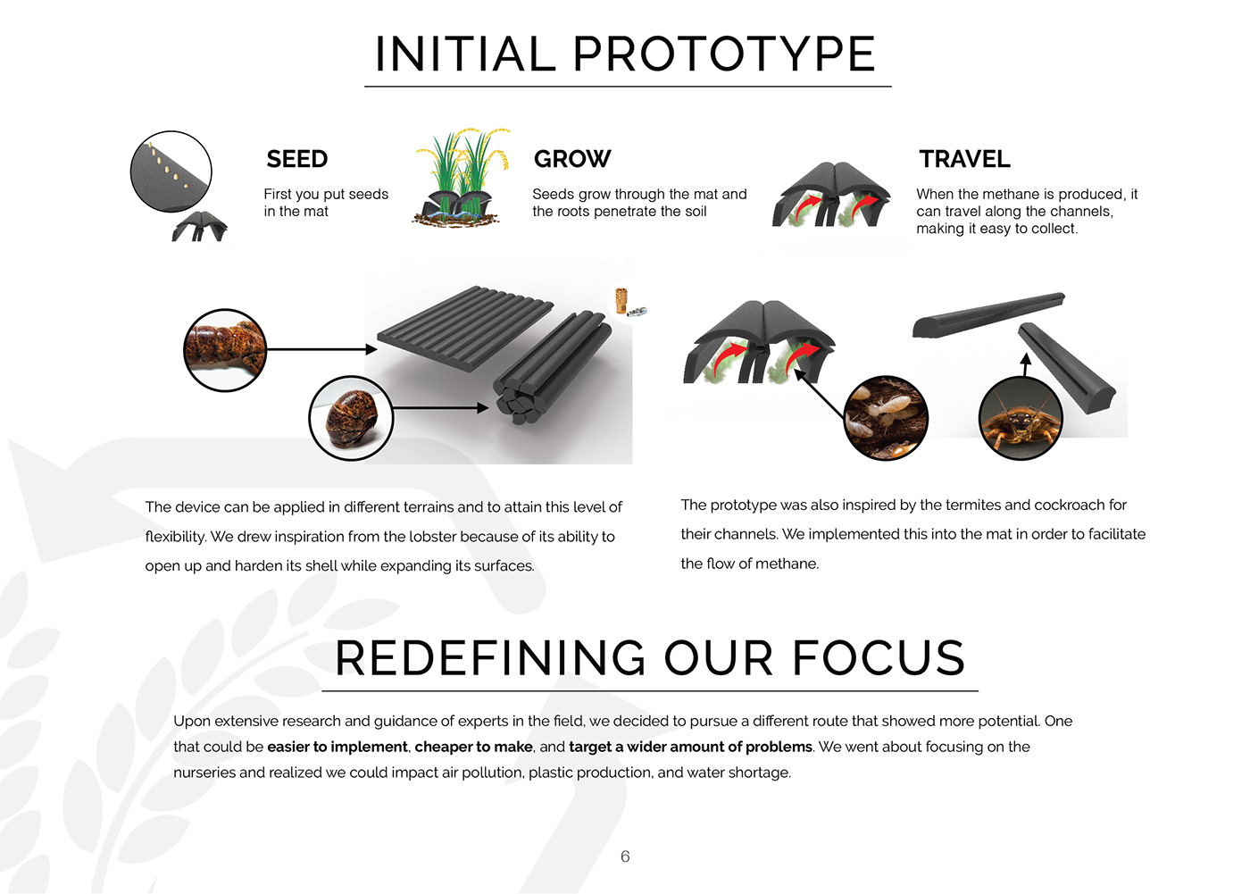 Sustainability industrial design  Prototyping agriculture climate change biomimicry product design  farming emissions
